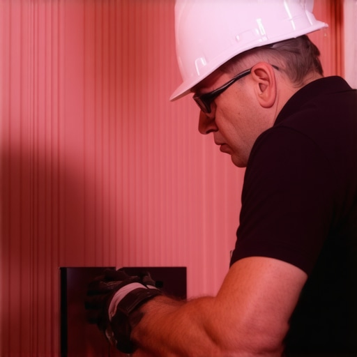 Local contractor inspecting house foundation for regional suitability and quality