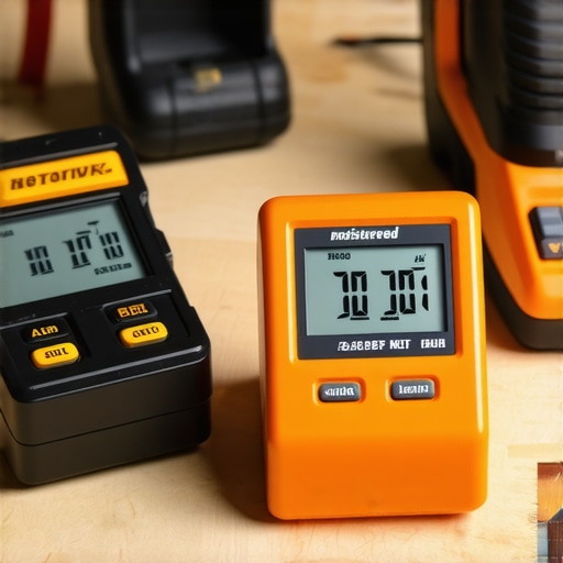Digital moisture meter and smart home devices used for service support