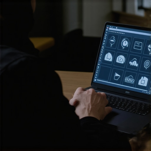 Technician performing remote diagnostics using laptop and support tools