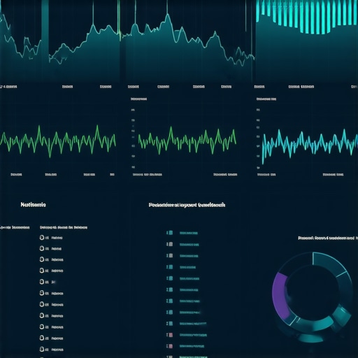 A digital dashboard displaying system health status and alerts for ongoing support maintenance.