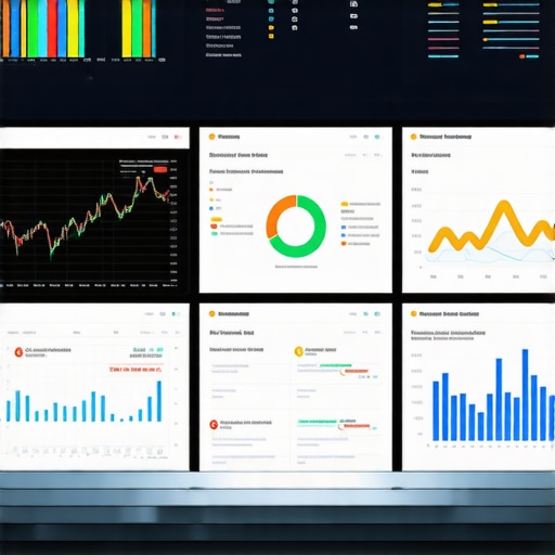 Support System Dashboard A sleek digital dashboard showing real-time system health and alerts for technical support.